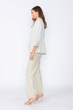 Taupe Double Collar Jacket