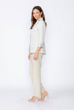 Taupe Double Collar Jacket