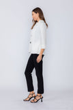 White Double Collar Jacket