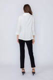 White Double Collar Jacket