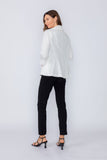 White Double Collar Jacket