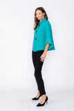 Teal Loose Fit Blazer