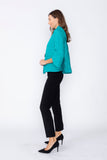 Teal Loose Fit Blazer