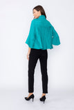 Teal Loose Fit Blazer