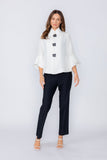 White Loose Fit Blazer