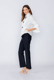 White Loose Fit Blazer