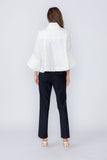 White Loose Fit Blazer