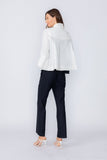 White Loose Fit Blazer
