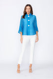 Blue Tulip Sleeve Short Jacket