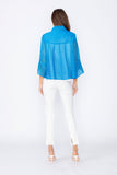 Blue Tulip Sleeve Short Jacket