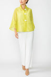 Lime Tulip Sleeve Short Jacket