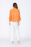 Orange Tulip Sleeve Short Jacket