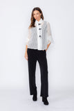 White Tulip Sleeve Short Jacket