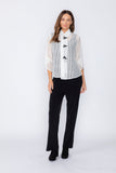 White Tulip Sleeve Short Jacket