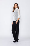 White Tulip Sleeve Short Jacket