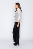 White Tulip Sleeve Short Jacket
