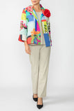 Multi Print Open Jacket