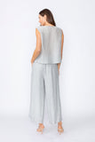 Silver Side Cut Tank Top