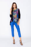 Black Square Neck Top