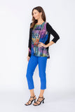 Black Square Neck Top