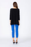 Black Square Neck Top
