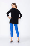 Black Square Neck Top