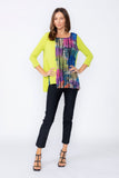 Lime Square Neck Top