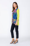Lime Square Neck Top