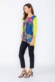 Lime Square Neck Top
