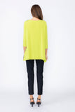 Lime Square Neck Top