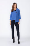 Blue Asymmetrical Double Jacket