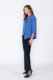 Blue Asymmetrical Double Jacket