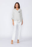 Taupe Asymmetrical Double Jacket