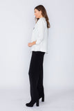 White Asymmetrical Double Jacket
