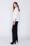 White Asymmetrical Double Jacket