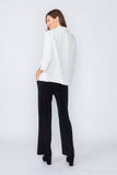White Asymmetrical Double Jacket