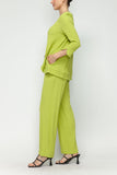 Lime Straight Pants