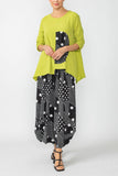 Lime Moon Contrast Top