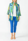 Blue Wire Collar Blouse