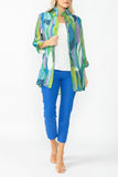 Blue Wire Collar Blouse