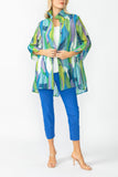 Blue Wire Collar Blouse