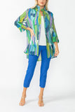 Blue Wire Collar Blouse