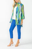 Blue Wire Collar Blouse