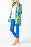 Blue Wire Collar Blouse