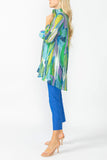 Blue Wire Collar Blouse