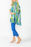 Blue Wire Collar Blouse