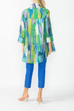 Blue Wire Collar Blouse