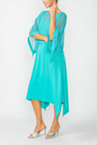 Jade Poncho Layer Top Dress