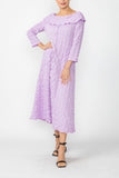 Lilac Off Shoulder Long Dress