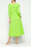 Neon Off Shoulder Long Dress